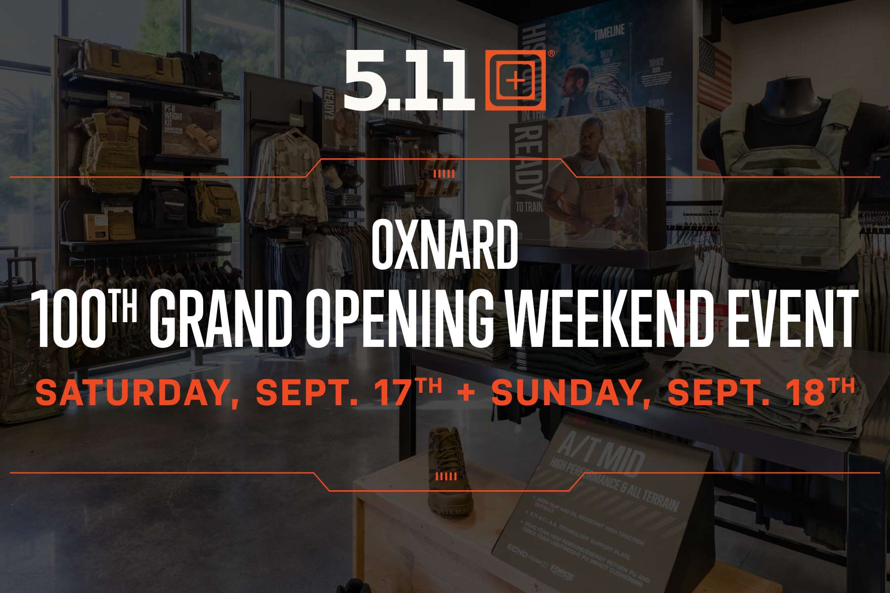 5.11 Oxnard Event┃100th Store Grand Opening