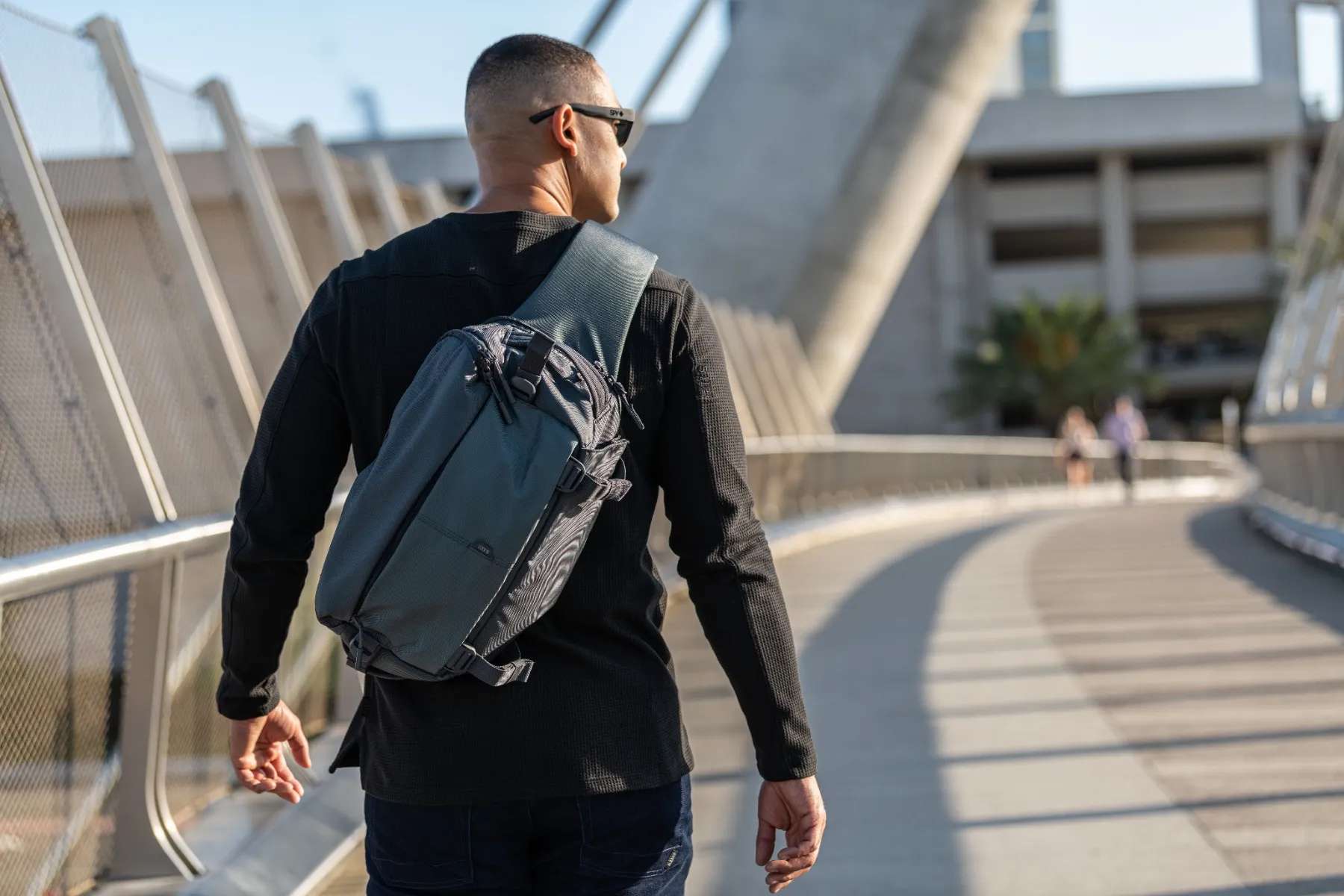 Gray man backpack online