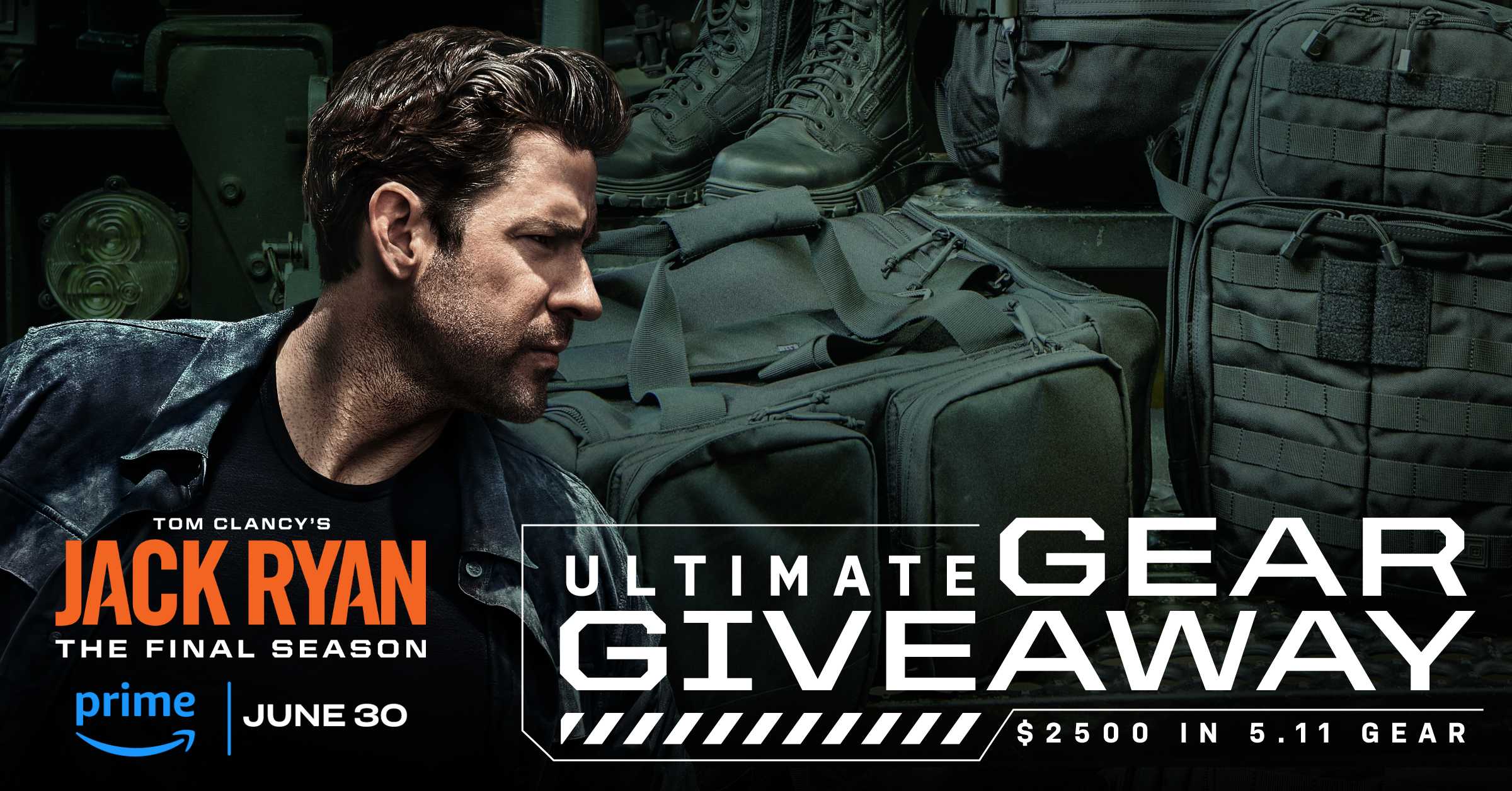 5.11 Tactical and Prime Video to Celebrate the Fourth and Final Season of Tom Clancy’s Jack Ryan with a Specialized Sweepstakes Prize Package and Exclusive Content Series